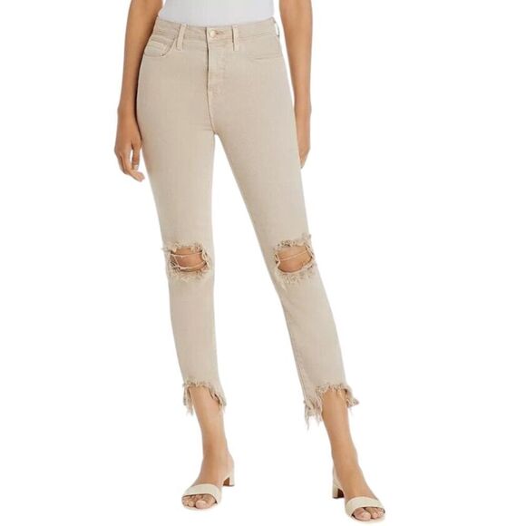 L’Agence High Line High Rise Skinny Jean in Biscuit - Picture 1 of 8
